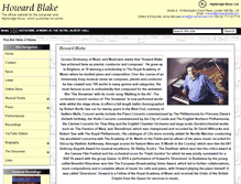 Tablet Screenshot of howardblake.com